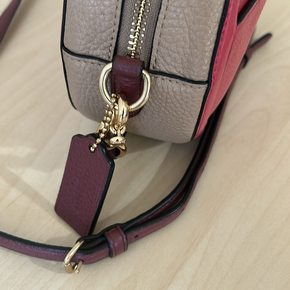 Coach Colorblock With Horse and Carriage Crossbody Bag C4164 - Picture 5 of 9